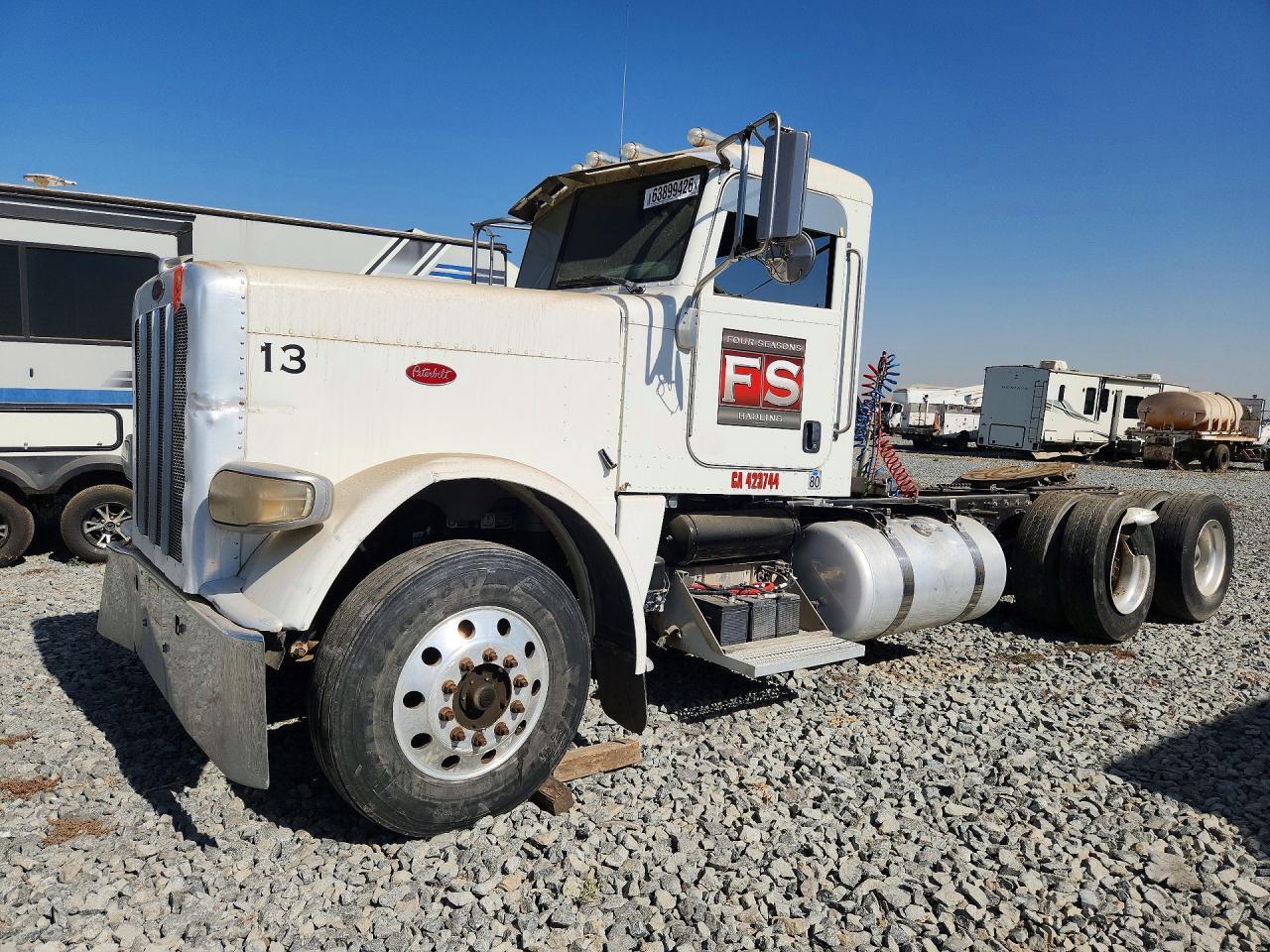 2018 PETERBILT 389 TRUCK CAB AND CHASSIS