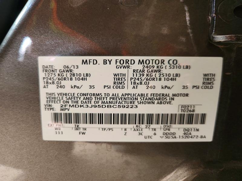 2013 FORD EDGE SEL — Фото 12 из 12