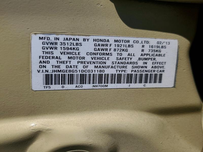 2013 HONDA FIT SPORT — Фото 12 из 12