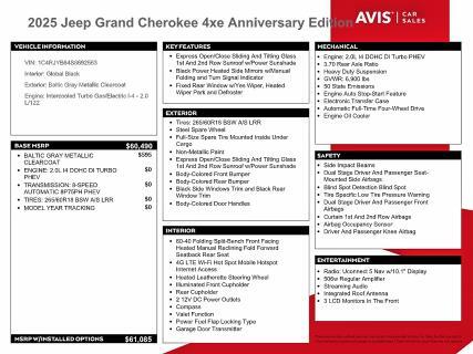 2025 JEEP GRAND CHEROKEE 4XE — Фото 13 из 14