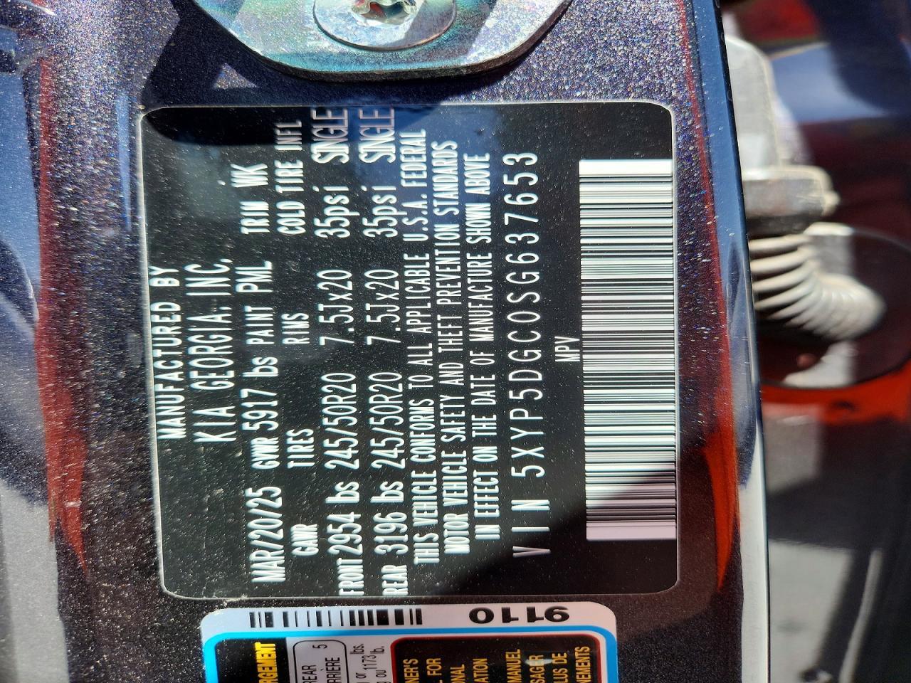 2025 KIA TELLURIDE SX-PRESTIGE X-LINE — Фото 14 из 14