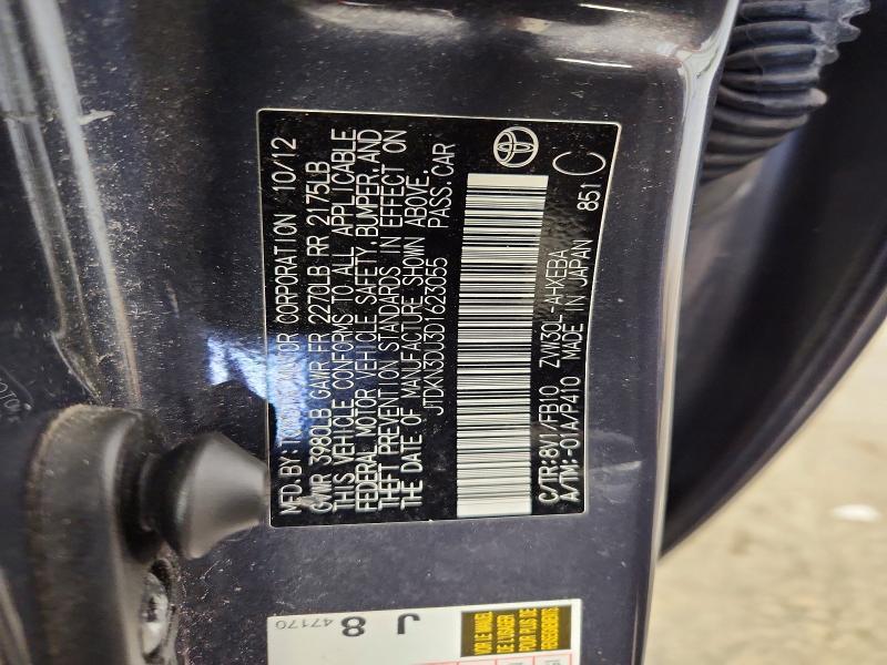 2013 TOYOTA PRIUS TWO — Фото 13 из 13