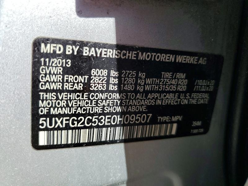 2014 BMW X6 XDRIVE35I — Фото 12 из 12