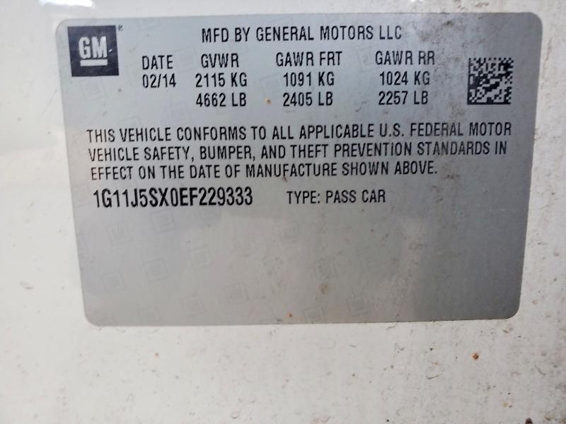 2014 CHEVROLET MALIBU LTZ — Фото 13 из 13