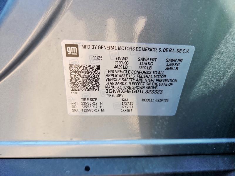 2026 CHEVROLET EQUINOX LT — Фото 13 из 13