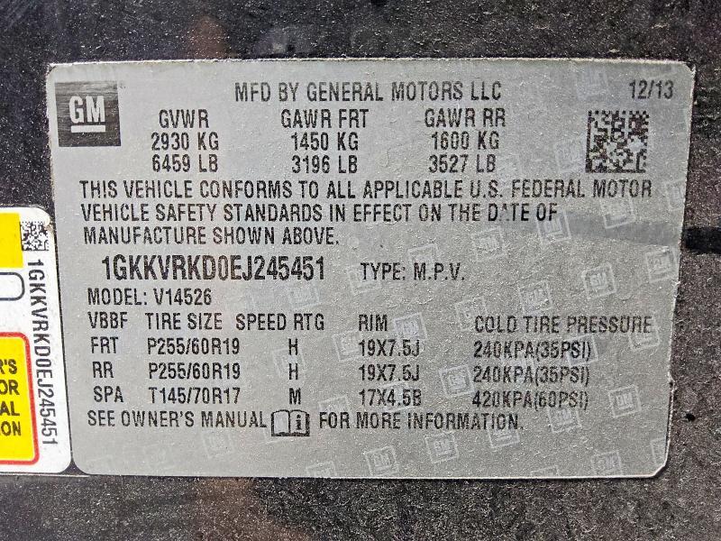 2014 GMC ACADIA SLT-1 — Фото 13 из 14