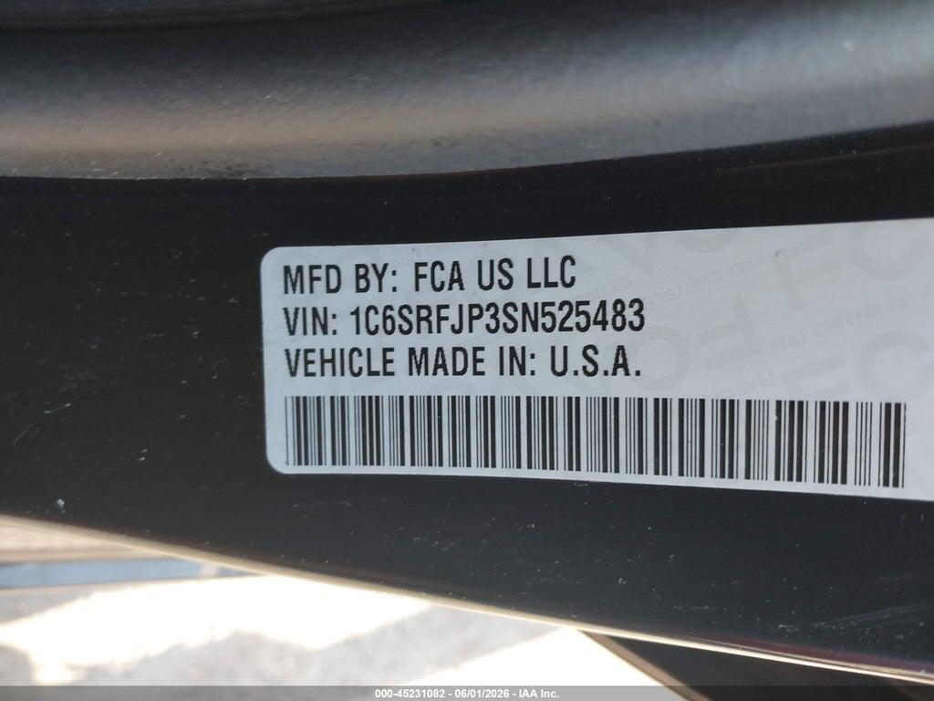1C6SRFJP3SN525483 2025 RAM 1500 photo no. 9