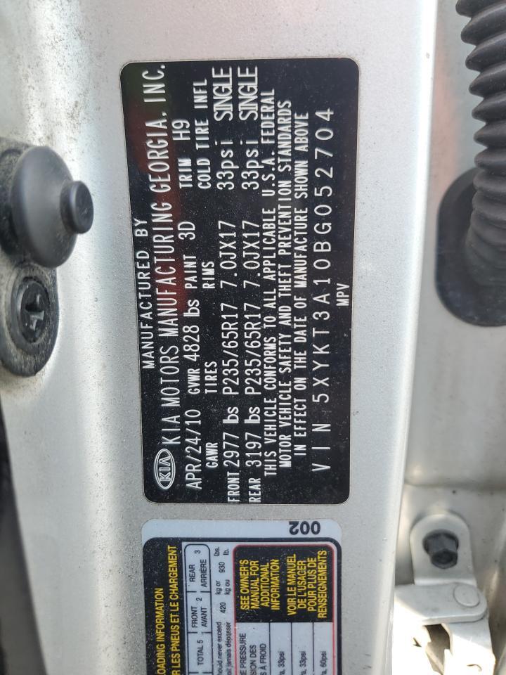 2011 KIA SORENTO LX — Фото 13 из 13