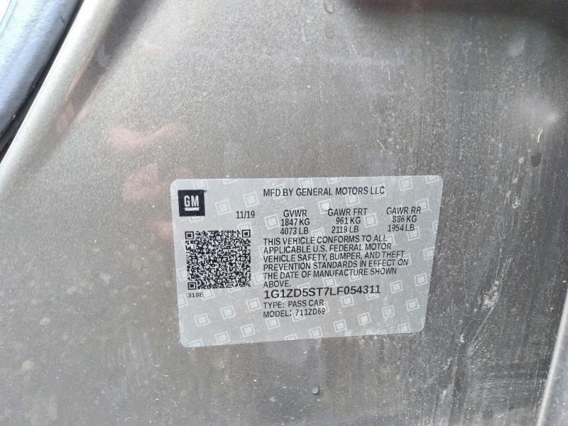 2020 CHEVROLET MALIBU LT — Фото 12 из 12