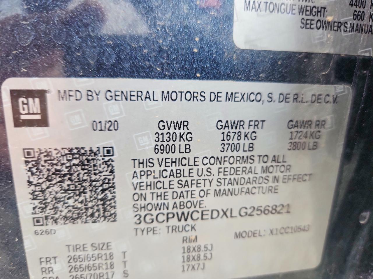 2020 CHEVROLET SILVERADO C1500 LT — Фото 11 из 13