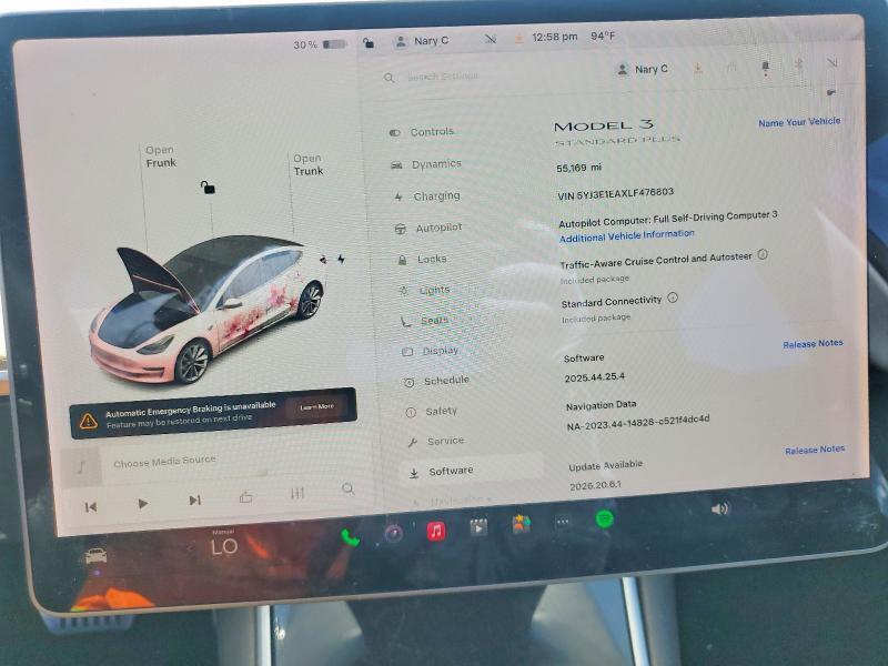 2020 TESLA MODEL 3 — Фото 9 из 12