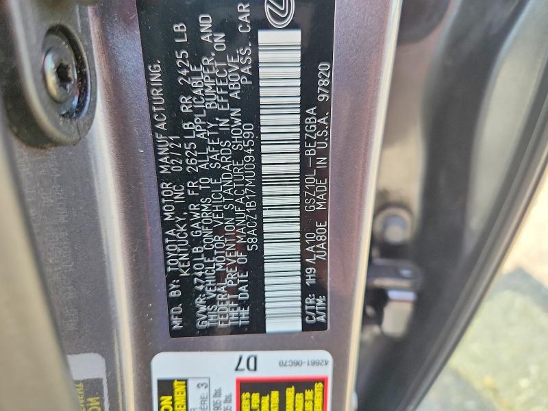 2021 LEXUS ES 350 BASE — Фото 12 из 12