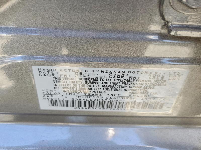 2021 NISSAN SENTRA SV — Фото 12 из 12