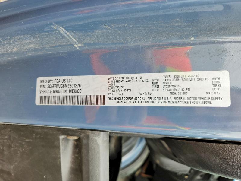 2021 RAM PROMASTER 3500 3500 HIGH — Фото 13 из 13