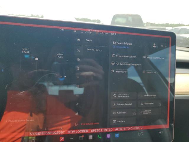 5YJ3E1EB5MF026387 2021 TESLA MODEL 3 photo no. 9