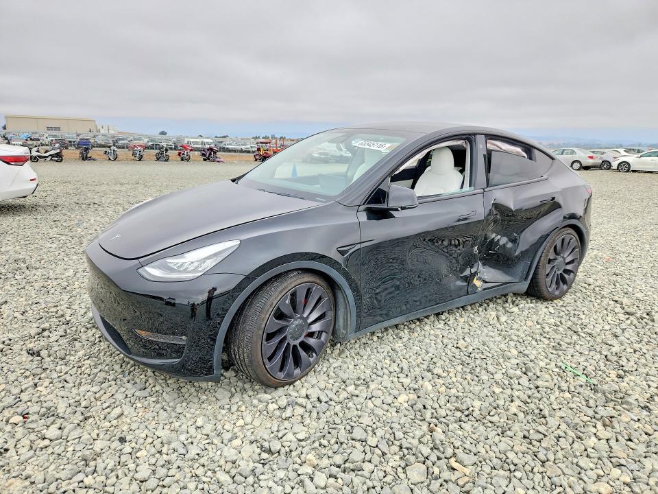5YJYGDEF4MF071874 2021 TESLA MODEL Y photo no. 1