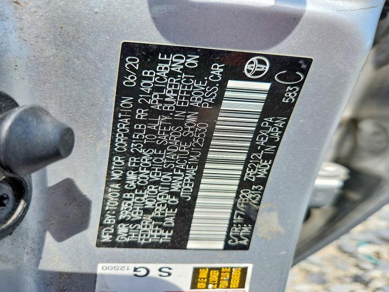 2021 TOYOTA COROLLA LE — Фото 12 из 12