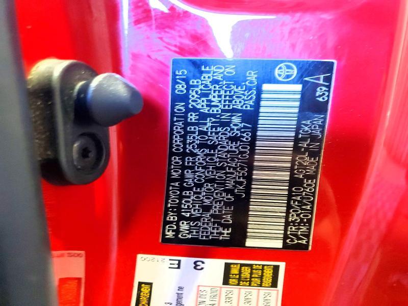 2016 SCION TC BASE — Фото 12 из 12