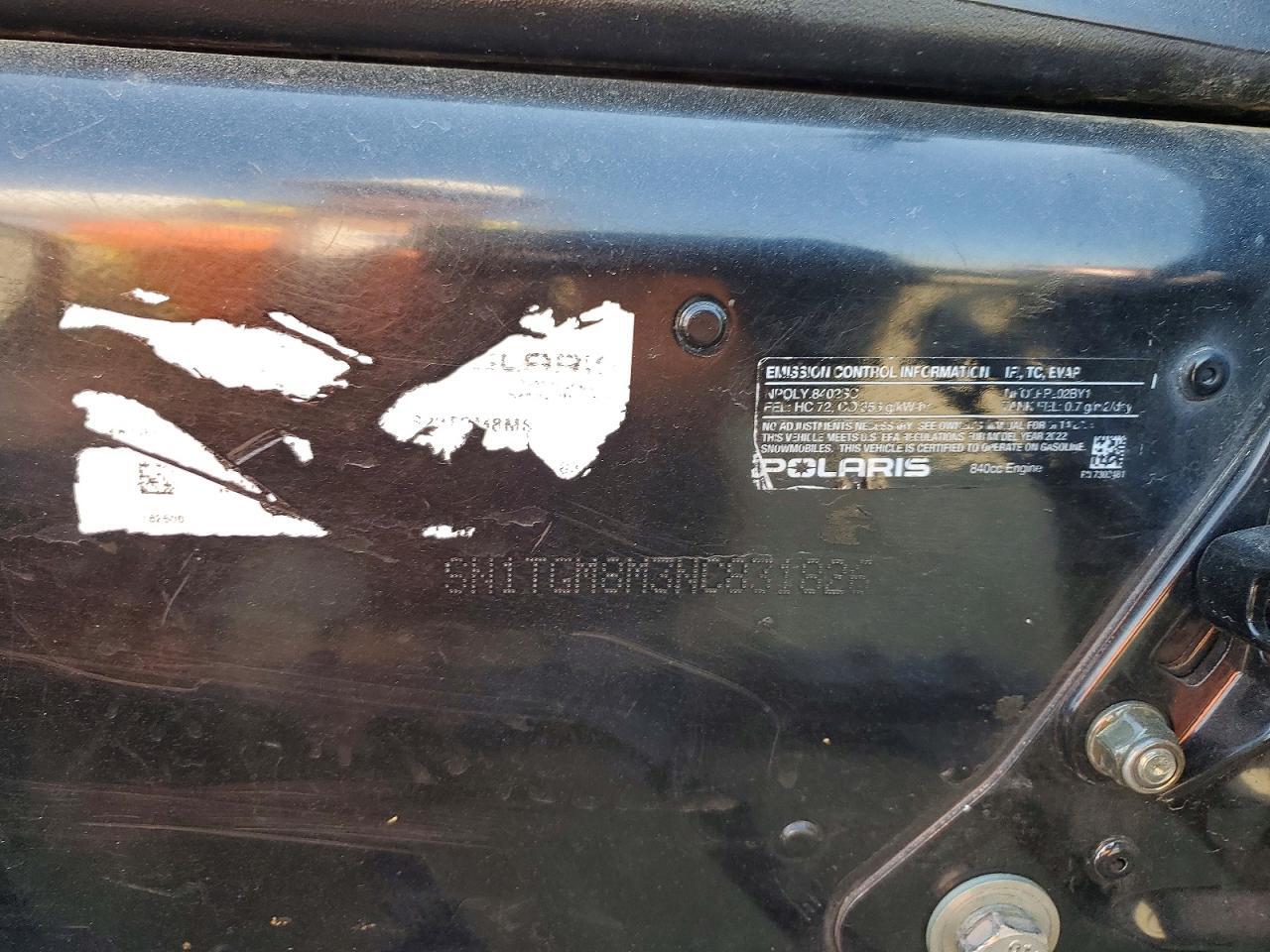 2022 POLARIS MATRYX SNOWMOBILE — Фото 10 из 10