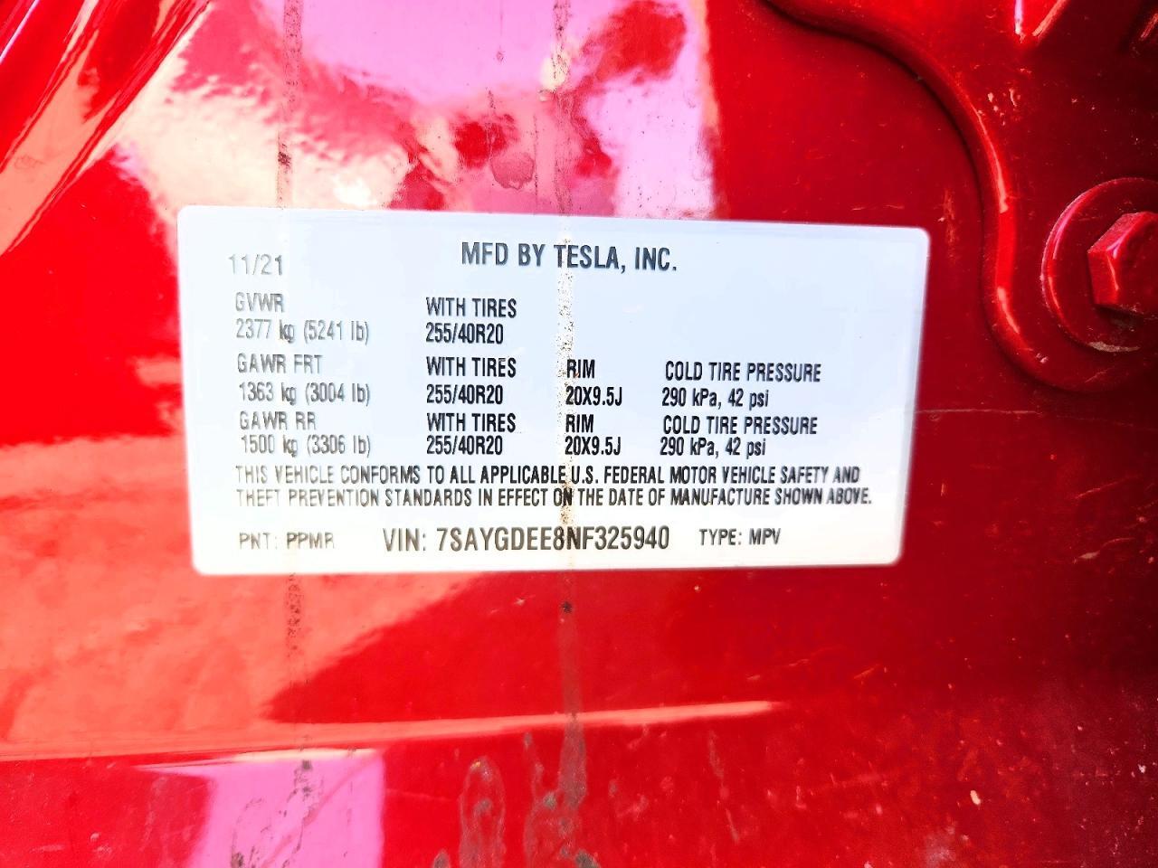 2022 TESLA MODEL Y — Фото 13 из 13