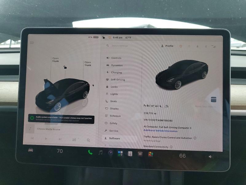 2022 TESLA MODEL 3 — Фото 9 из 12
