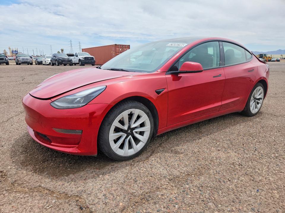 2022 TESLA MODEL 3 5YJ3E1EA9NF304829