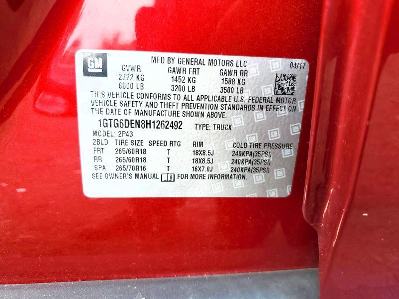 2017 GMC CANYON SLT — Фото 12 из 12