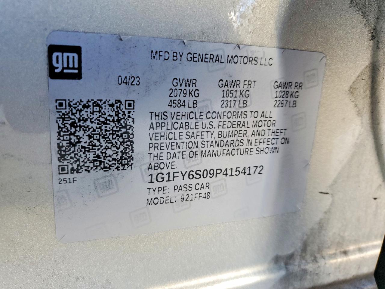 2023 CHEVROLET BOLT EUV LT — Фото 13 из 13