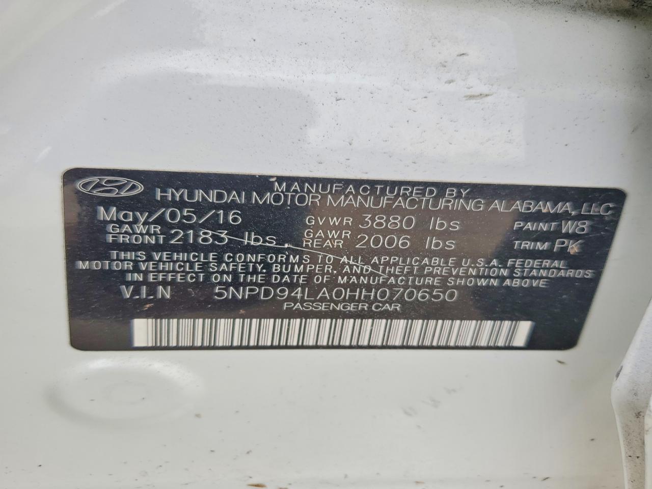 2017 HYUNDAI ELANTRA ECO — Фото 13 из 13