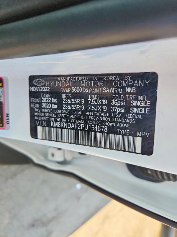 KM8KNDAF2PU154678 2023 HYUNDAI IONIQ 5 photo no. 12