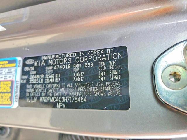 2017 KIA SPORTAGE LX — Фото 14 из 14