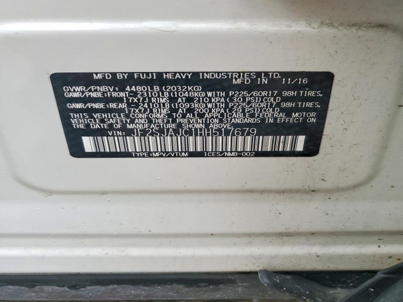 2017 SUBARU FORESTER 2.5I LIMITED — Фото 13 из 13