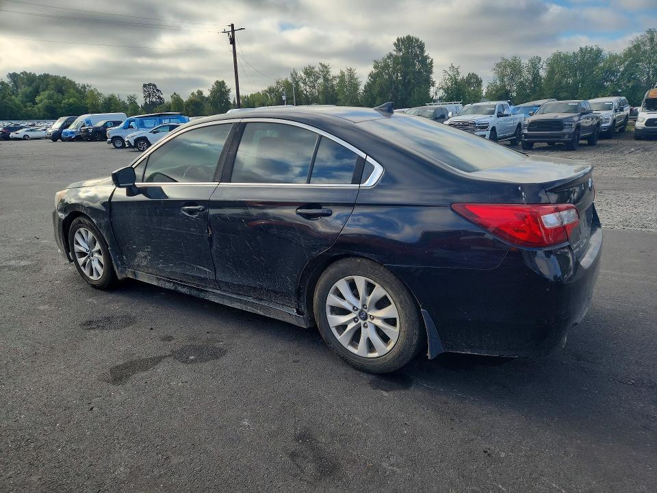 2017 SUBARU LEGACY 2.5I PREMIUM — Фото 2 из 12