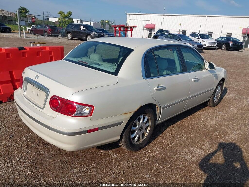 KNALD124045035098 2004 KIA AMANTI photo no. 4