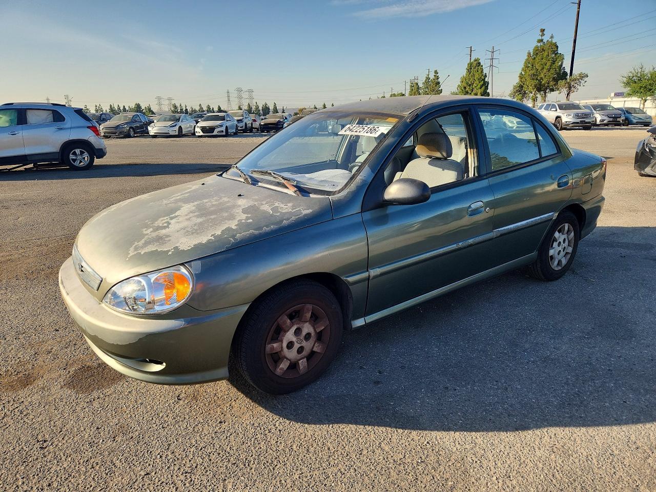 2001 KIA RIO KNADC123316038887