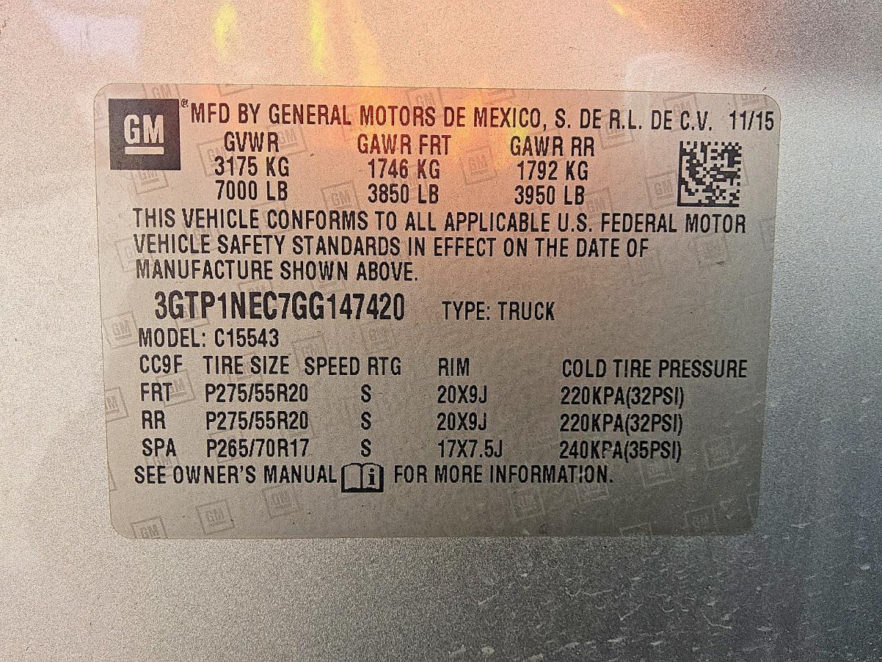 2016 GMC SIERRA C1500 SLT — Фото 12 из 12