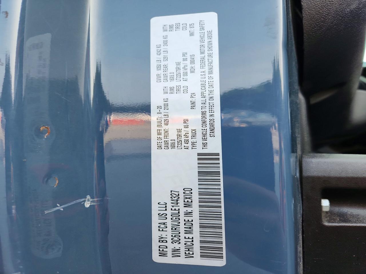 2020 RAM PROMASTER 3500 DELIVERY VAN — Фото 13 из 13