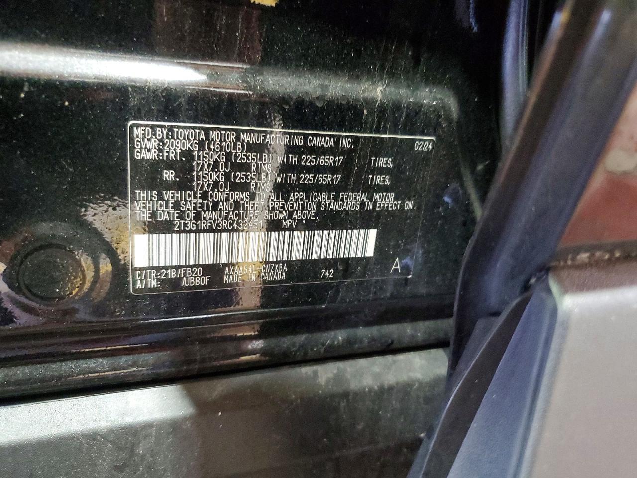 2024 TOYOTA RAV4 LE — Фото 14 из 14