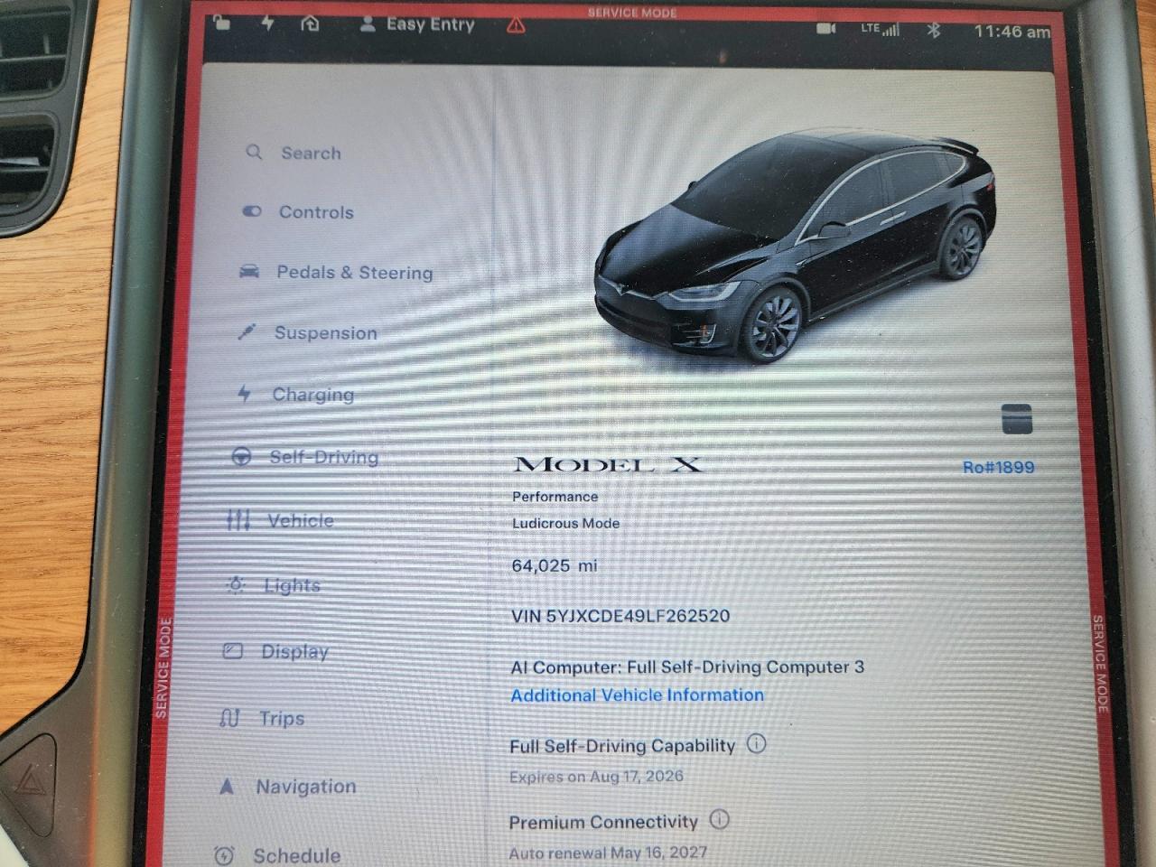 2020 TESLA MODEL X — Фото 9 из 13