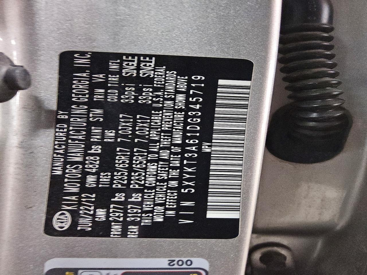 2013 KIA SORENTO LX — Фото 12 из 12