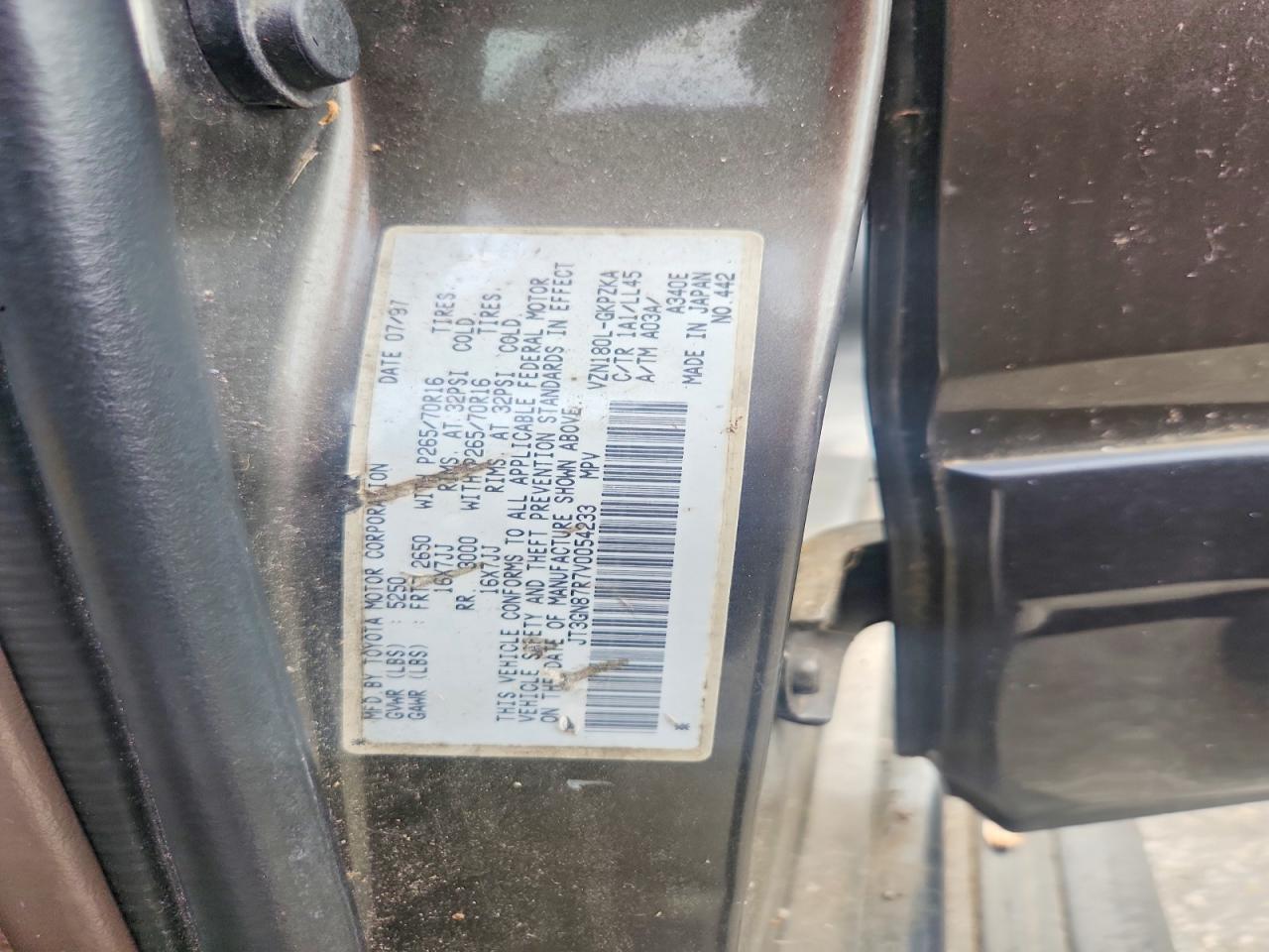 1997 TOYOTA 4RUNNER LIMITED — Фото 12 из 12