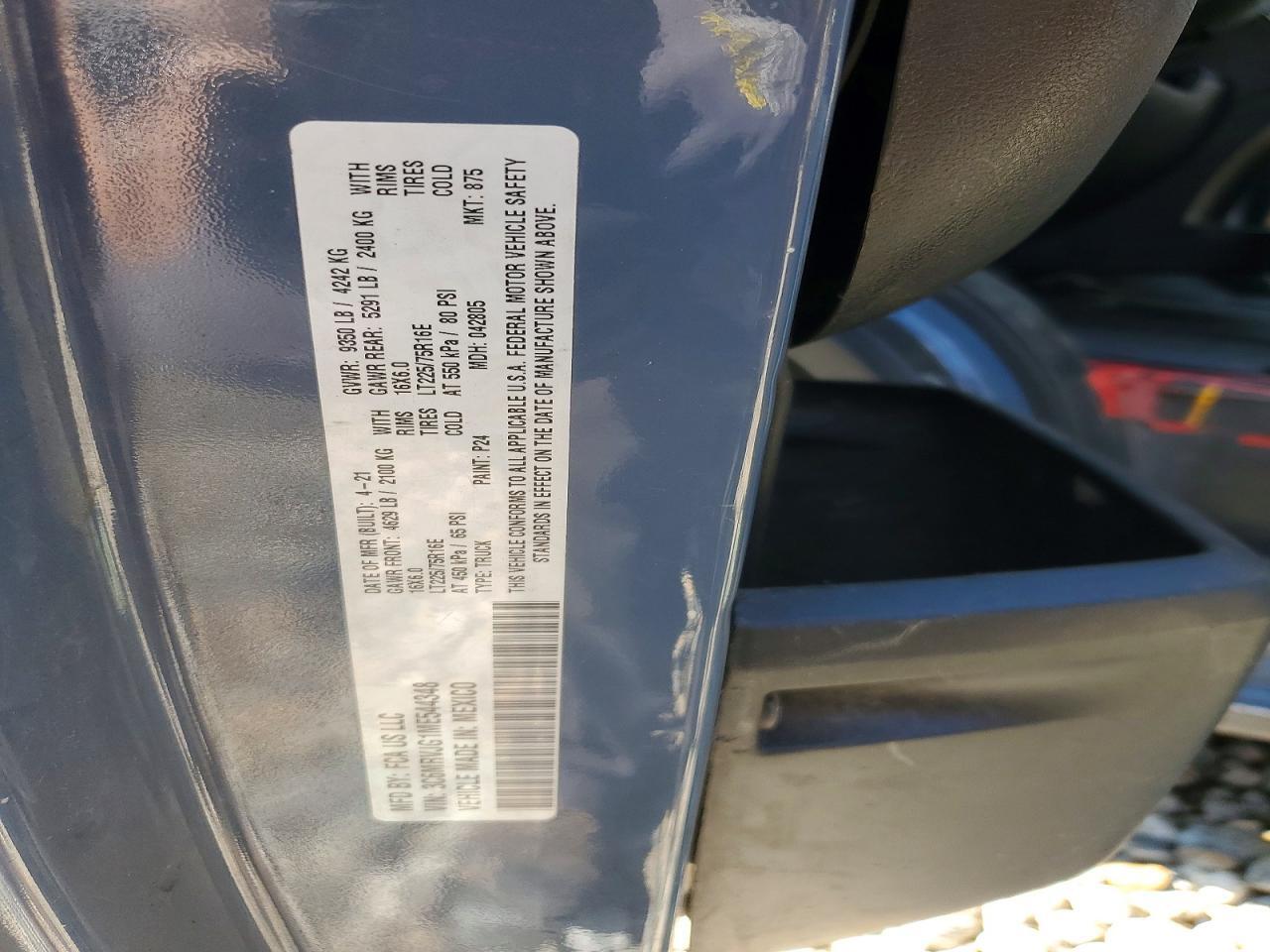 2021 RAM PROMASTER 3500 DELIVERY VAN — Фото 13 из 13