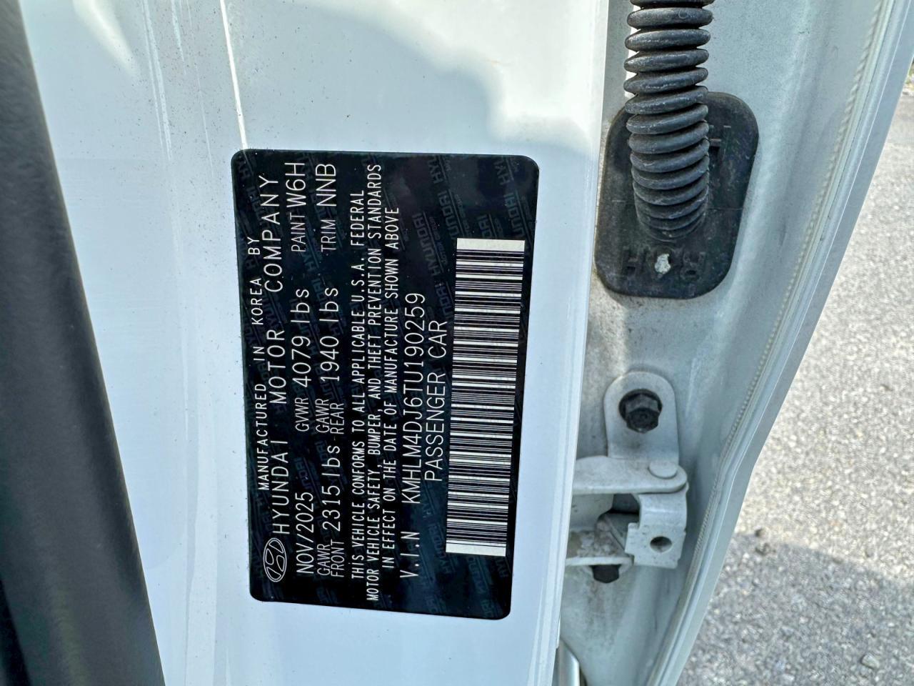 2026 HYUNDAI ELANTRA HYBRID BLUE — Фото 10 из 10