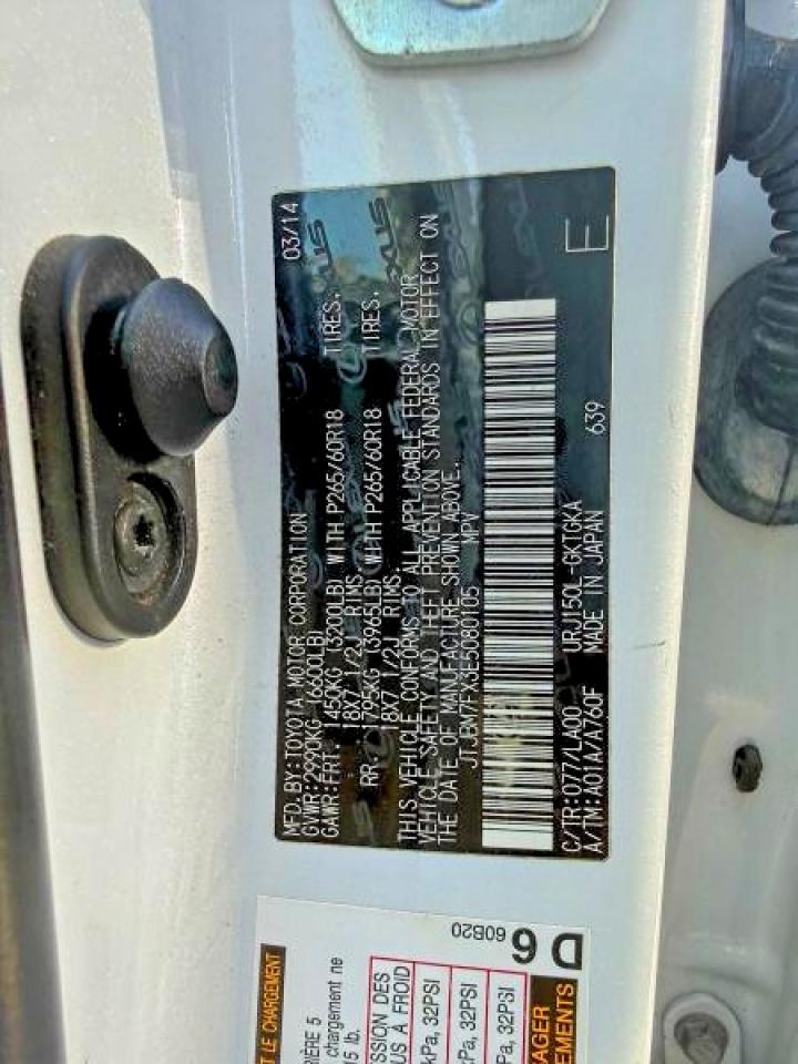 JTJBM7FX3E5080105 2014 LEXUS GX photo no. 10