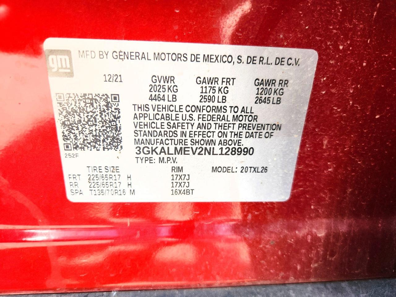 2022 GMC TERRAIN SLE — Фото 13 из 13