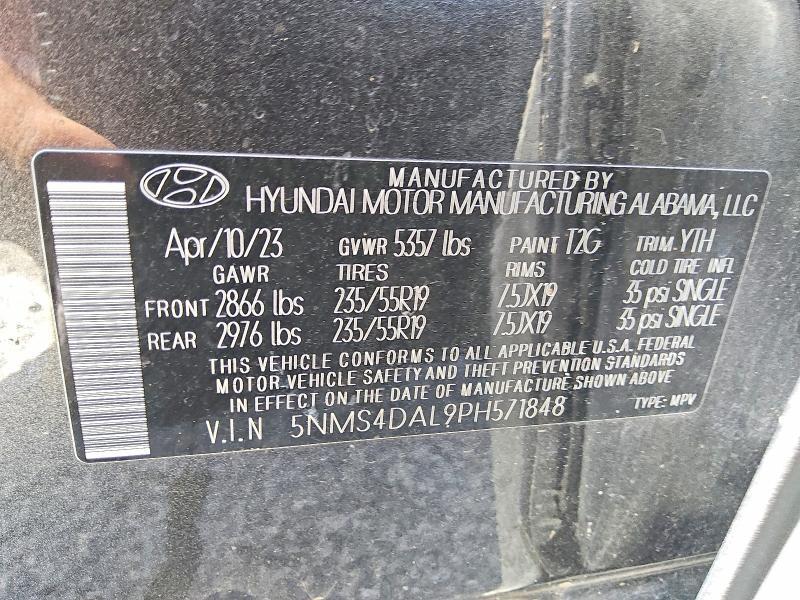 2023 HYUNDAI SANTA FE LIMITED — Фото 13 из 14