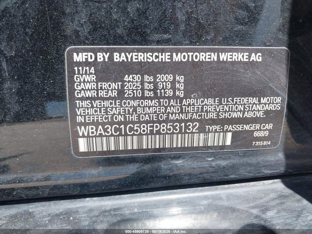 WBA3C1C58FP853132 2015 BMW 328I photo no. 5