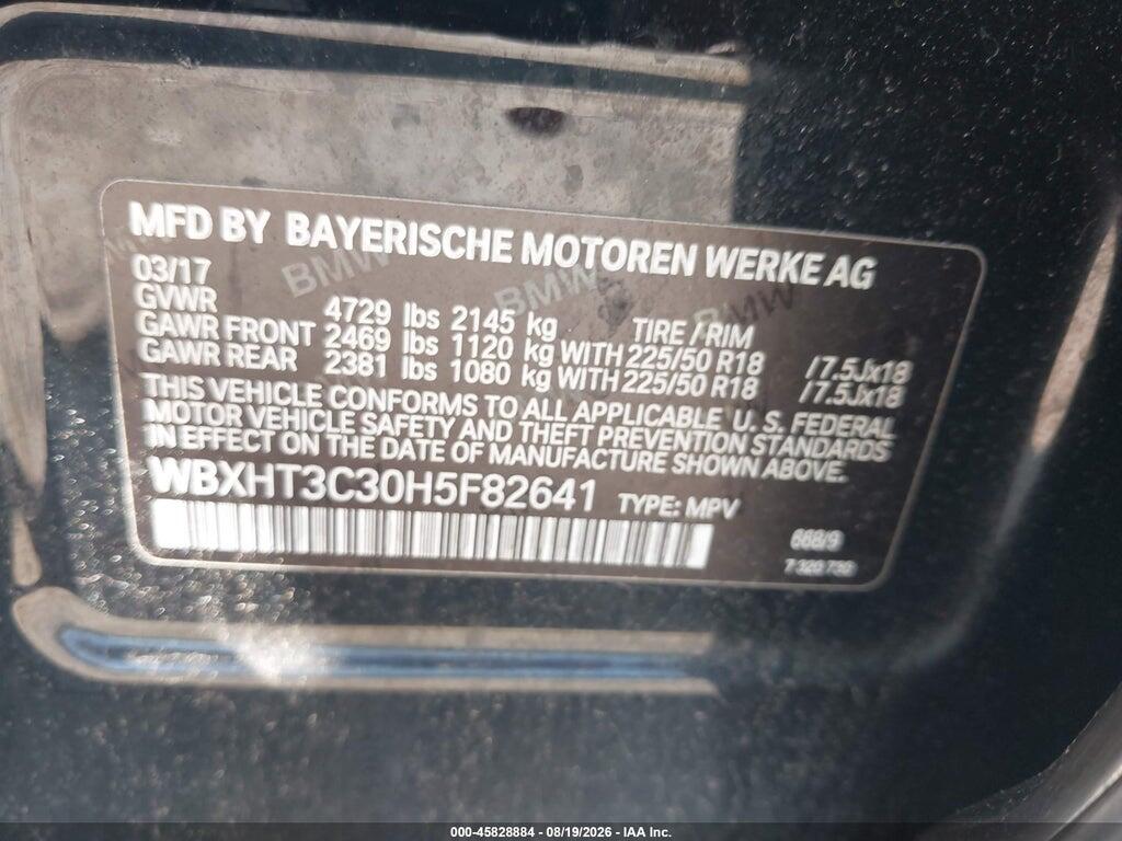 2017 BMW X1 XDRIVE28I — Фото 9 из 16