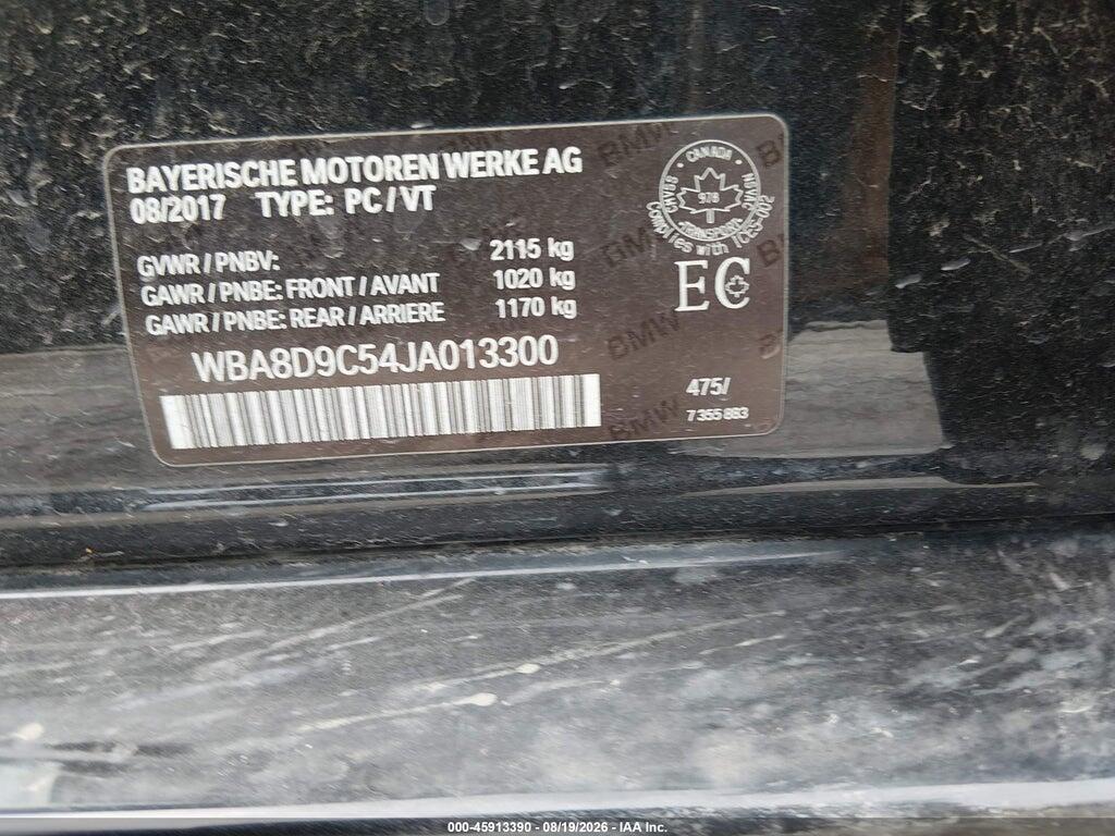 WBA8D9C54JA013300 2018 BMW 330I photo no. 9