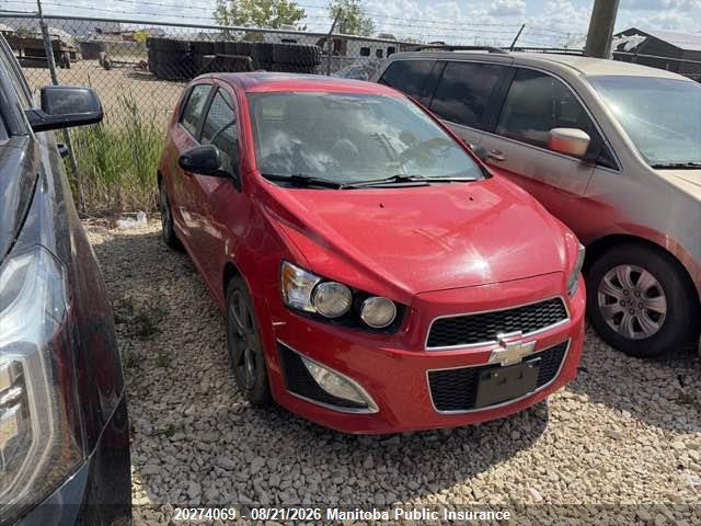 2015 CHEVROLET SONIC 1G1JG6SB3F4130785